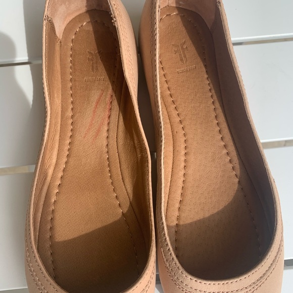 Frye ballet flats nude leather 7M - Picture 8 of 12